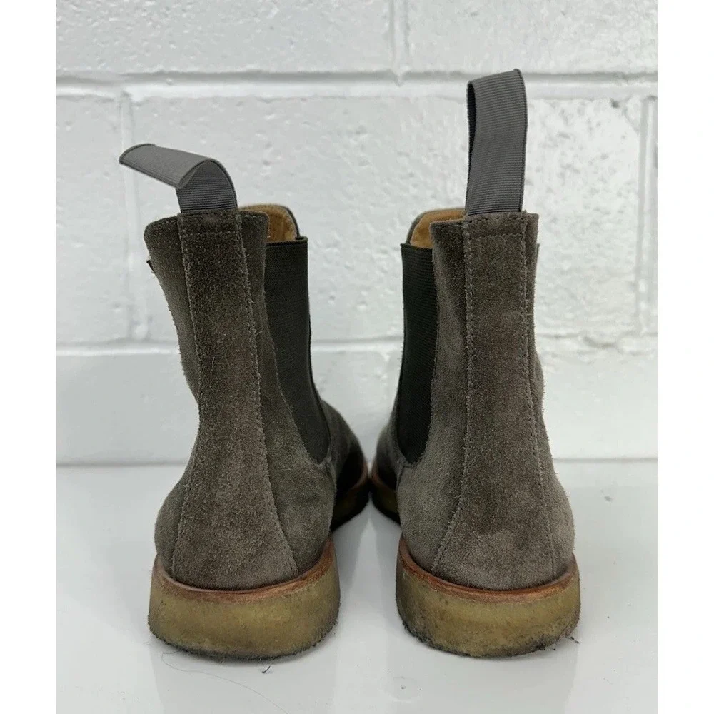 New Republic Mark McNairy Suede Mens US 10 Sonoma Chelsea Boots Crepe Sole Brown